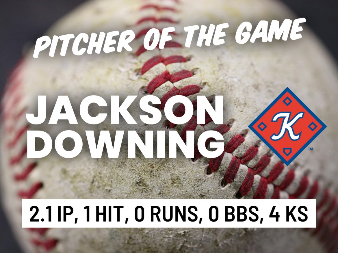 Mark Davis (@kptbaseballfan) on Twitter photo DOWN GO THE OPPONENT’S OFFENSE! 🚫
<a href="/JacksonDowning4/">Jackson Downing</a> with a brilliant relief appearance tonight for our <a href="/KingsportAxmen/">Kingsport Axmen</a>!
He’s the Pitcher of the Game in our playoff win over Greeneville!
#AxesUp 🪓⚾️ DOWN GO THE OPPONENT’S OFFENSE! 🚫
<a href="/JacksonDowning4/">Jackson Downing</a> with a brilliant relief appearance tonight for our <a href="/KingsportAxmen/">Kingsport Axmen</a>!
He’s the Pitcher of the Game in our playoff win over Greeneville!
#AxesUp 🪓⚾️