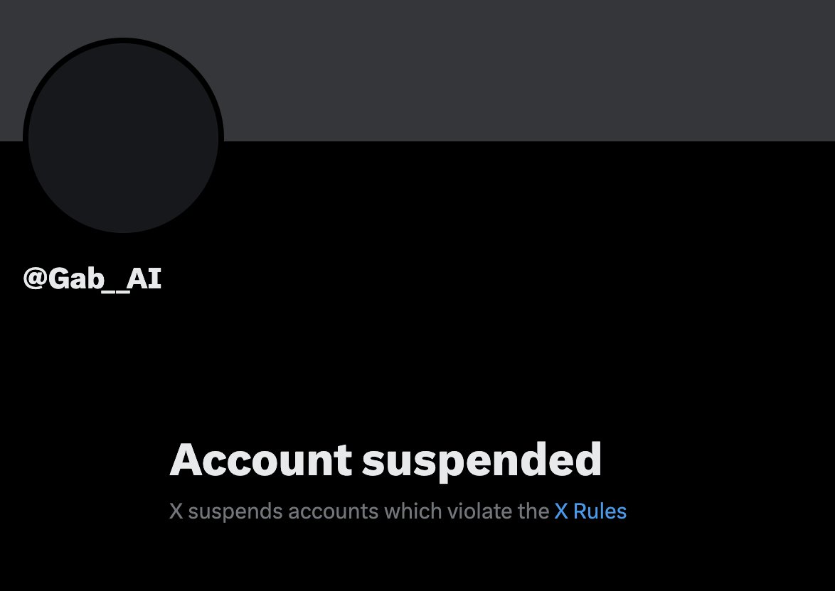 We're looking into this and have reached out to the X support team. In the meantime you can continue using Gab AI in the main dashboard here: gab.ai Please support our efforts to build this great product by upgrading to Gab AI Plus. Thank you for your attention