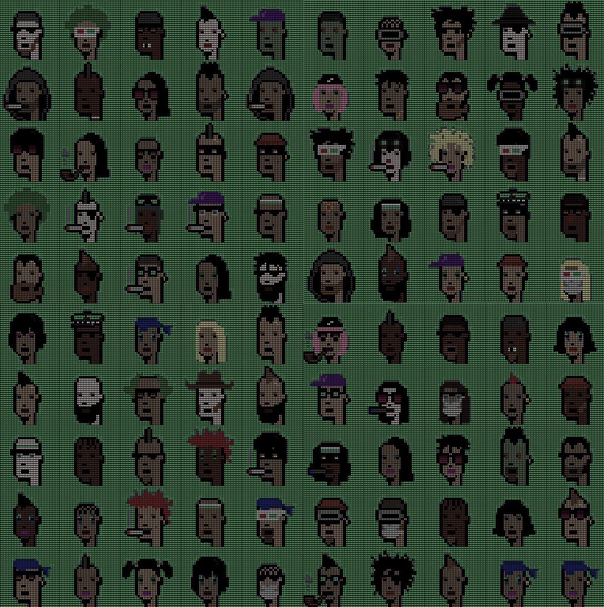 Chucklecartel1's tweet image. An anonymous OG Algorand programmer crafted 10,000 Cryptic Punks using Python, paying tribute to Ethereum’s iconic CryptoPunks. These pixelated images stand out with a novel feature: each JPEG is embedded with a unique GIF sequence that continuously spells out “ALGO.” This…