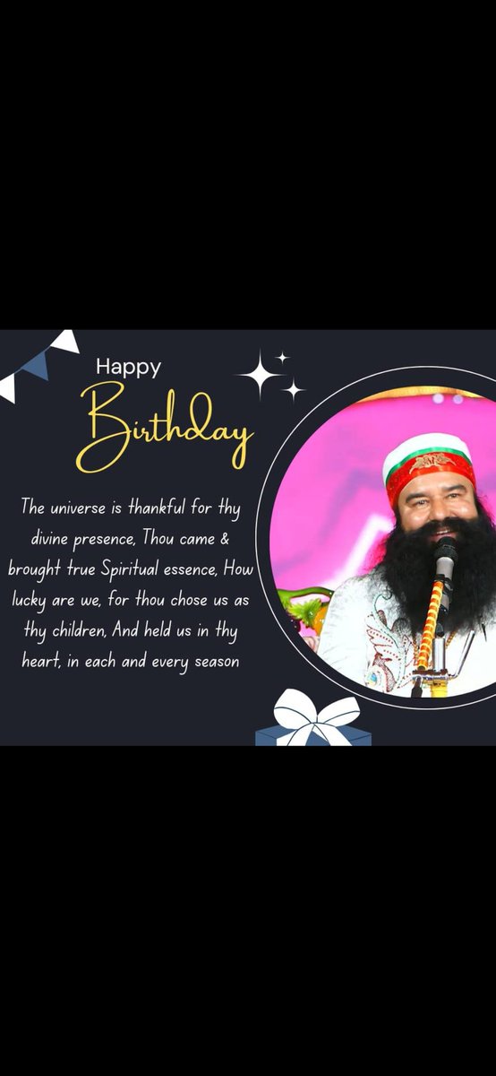 guruarora01's tweet photo. 🎂👑🍨💐🎈🎉💖🚩
Let's all celebrate this #KhushiyonKaMahina by performing the welfare activities with utmost sincerity.Millions of congratulations 🥳🎂🍨🎈🎉 to the entire cosmos on the advent of sacred Incarnation Month of revered Saint Dr. MSG Ram Rahim Ji.
#BlessedFriday https://t.co/FzwN455AqI