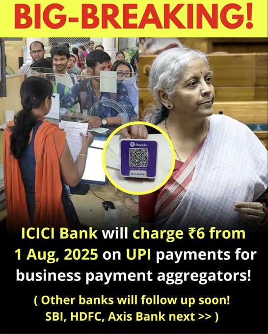 VIZHPUNEET (@vizhpuneet) on Twitter photo <a href="/Vijjirosagmail1/">Vijjirosa</a> <a href="/shuchitasrivast/">SHUCHITA SRIVASTAVA</a> <a href="/WeThePeople3009/">Shenaz</a> <a href="/Subytweets/">Suby #ReleaseSanjivBhatt #Palestine</a> <a href="/mrsinghCricUmp/">Cry,The Beloved Country... 😢</a> <a href="/silvestercliff/">Silvester Clifford ✋</a> <a href="/BrijeshNagar16/">Brijesh.......✍️🕊️🕊️🕊️💘💘💘❣️</a> <a href="/kkhushal9/">Col Dinesh Kumar(R)</a> <a href="/RiaRevealed/">Ria</a> <a href="/RanjitOne/">Ranjit Kumar</a> <a href="/LavanyaBallal/">Lavanya Ballal Jain official</a> <a href="/IncPantd69/">𝘿𝙞𝙣𝙚𝙨𝙝𝙋𝙖𝙣𝙩_𝙄𝙉𝘾</a> <a href="/Kishore253964/">Kishore</a> <a href="/LambaAlka/">Alka Lamba 🇮🇳</a> <a href="/SupriyaShrinate/">Supriya Shrinate</a> <a href="/fredhamilton/">Fred</a> <a href="/Trendsetting123/">Darryl</a> <a href="/PuneetVijh/">Puneet Vizh</a> <a href="/geetv79/">GeetV</a> <a href="/PayalMukhe5194/">Payal Mukherjee</a> <a href="/kukk44/">Kukki44 ( انجنا ملھوترا )</a> <a href="/MinnaBal/">Minna Bal</a> <a href="/INCAmitkumar/">AMIT UPADHAYAY</a> <a href="/CleverBabs3499/">Clever_Babs</a> <a href="/ranjona/">ranjona banerji 🇮🇳</a> WARNING: ICICI BANK imposes ₹6 UPI fees on businesses from AUGUST 1, 2025, with SBI, HDFC, and AXIS BANK set to follow. RBI’s silence is a disgrace, crushing SMALL BUSINESSES and betraying consumers. Stop this UPI rip-off NOW. <a href="/Vijjirosagmail1/">Vijjirosa</a> <a href="/shuchitasrivast/">SHUCHITA SRIVASTAVA</a> <a href="/WeThePeople3009/">Shenaz</a> <a href="/Subytweets/">Suby #ReleaseSanjivBhatt #Palestine</a> <a href="/mrsinghCricUmp/">Cry,The Beloved Country... 😢</a> <a href="/silvestercliff/">Silvester Clifford ✋</a> <a href="/BrijeshNagar16/">Brijesh.......✍️🕊️🕊️🕊️💘💘💘❣️</a> <a href="/kkhushal9/">Col Dinesh Kumar(R)</a> <a href="/RiaRevealed/">Ria</a> <a href="/RanjitOne/">Ranjit Kumar</a> <a href="/LavanyaBallal/">Lavanya Ballal Jain official</a> <a href="/IncPantd69/">𝘿𝙞𝙣𝙚𝙨𝙝𝙋𝙖𝙣𝙩_𝙄𝙉𝘾</a> <a href="/Kishore253964/">Kishore</a> <a href="/LambaAlka/">Alka Lamba 🇮🇳</a> <a href="/SupriyaShrinate/">Supriya Shrinate</a> <a href="/fredhamilton/">Fred</a> <a href="/Trendsetting123/">Darryl</a> <a href="/PuneetVijh/">Puneet Vizh</a> <a href="/geetv79/">GeetV</a> <a href="/PayalMukhe5194/">Payal Mukherjee</a> <a href="/kukk44/">Kukki44 ( انجنا ملھوترا )</a> <a href="/MinnaBal/">Minna Bal</a> <a href="/INCAmitkumar/">AMIT UPADHAYAY</a> <a href="/CleverBabs3499/">Clever_Babs</a> <a href="/ranjona/">ranjona banerji 🇮🇳</a> WARNING: ICICI BANK imposes ₹6 UPI fees on businesses from AUGUST 1, 2025, with SBI, HDFC, and AXIS BANK set to follow. RBI’s silence is a disgrace, crushing SMALL BUSINESSES and betraying consumers. Stop this UPI rip-off NOW.