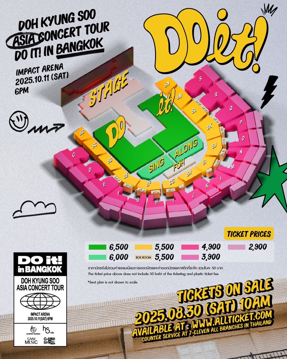 ผังคอนคยองซูที่ไทยมาแล้วววว 

กด 30/8 10.00 ทั้งเว็บและเซเว่น 🥶