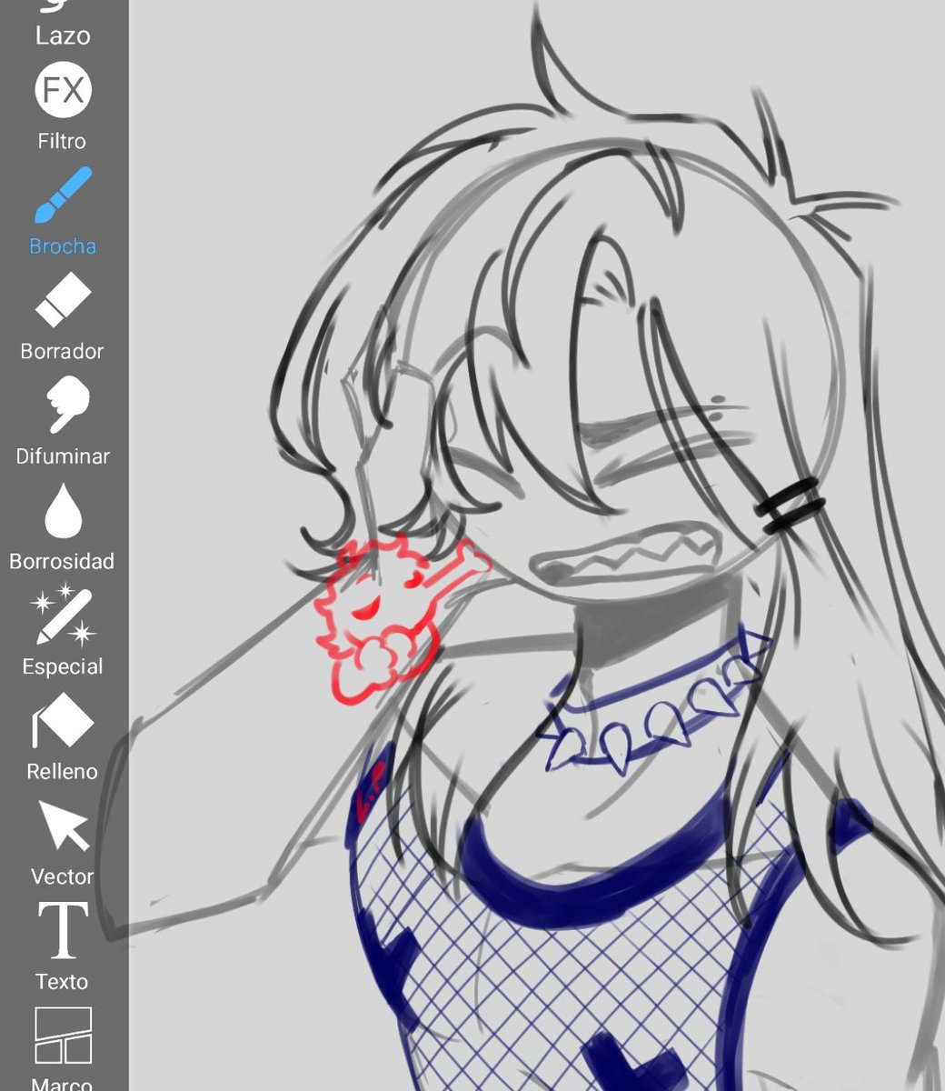 Ufff regrese de las cenizas para dibujar un emo .
(Wip: #YourBoyfriendGame )