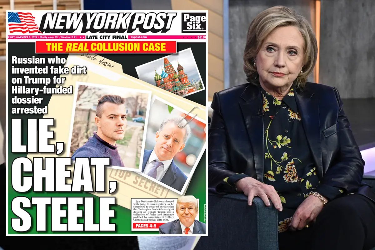 Rod D. Martin (@roddmartin) on Twitter photo <a href="/Kash_Patel/">Kash Patel</a> 5/ The declassified annex confirms:
👉 Hillary Clinton’s team manufactured the Trump-Russia hoax
👉 The FBI used opposition-funded lies to justify spying
👉 The CIA opposed including the Steele dossier—but Brennan forced it in anyway
This was a full-on coup. <a href="/Kash_Patel/">Kash Patel</a> 5/ The declassified annex confirms:
👉 Hillary Clinton’s team manufactured the Trump-Russia hoax
👉 The FBI used opposition-funded lies to justify spying
👉 The CIA opposed including the Steele dossier—but Brennan forced it in anyway
This was a full-on coup.