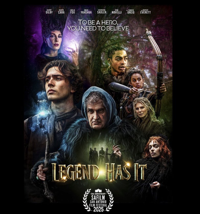 Beyond excited that Tamsin Greig won Best Actress for her amazing performance as witch Nisibi in #LegendHasIt at San Antonio Film Fest. Am so proud of this movie and thrilled that festivals  keep wanting it, audiences keep turning up to watch it, and it keeps winning awards!