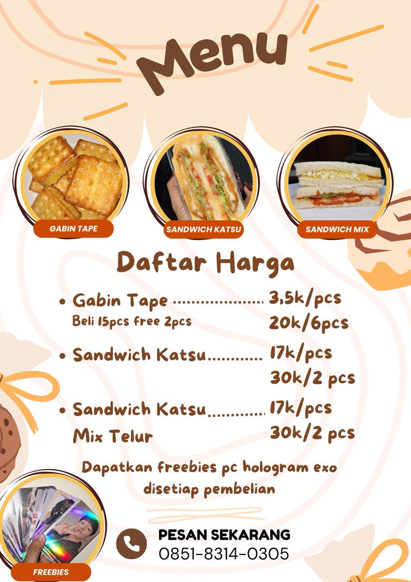 Hai kak, Aku open PO untuk hari H konser KOSTCON nanti. Akan ada freebies pc Hologram exo. Kalo ada minat boleh chat aku ya kak tertera di gambar atau bisa langsung klik wa.me/6285183140305 Btw aku juga nonton hehe, seeyou 🥰 #KOSTCONJakarta #KOSTCON