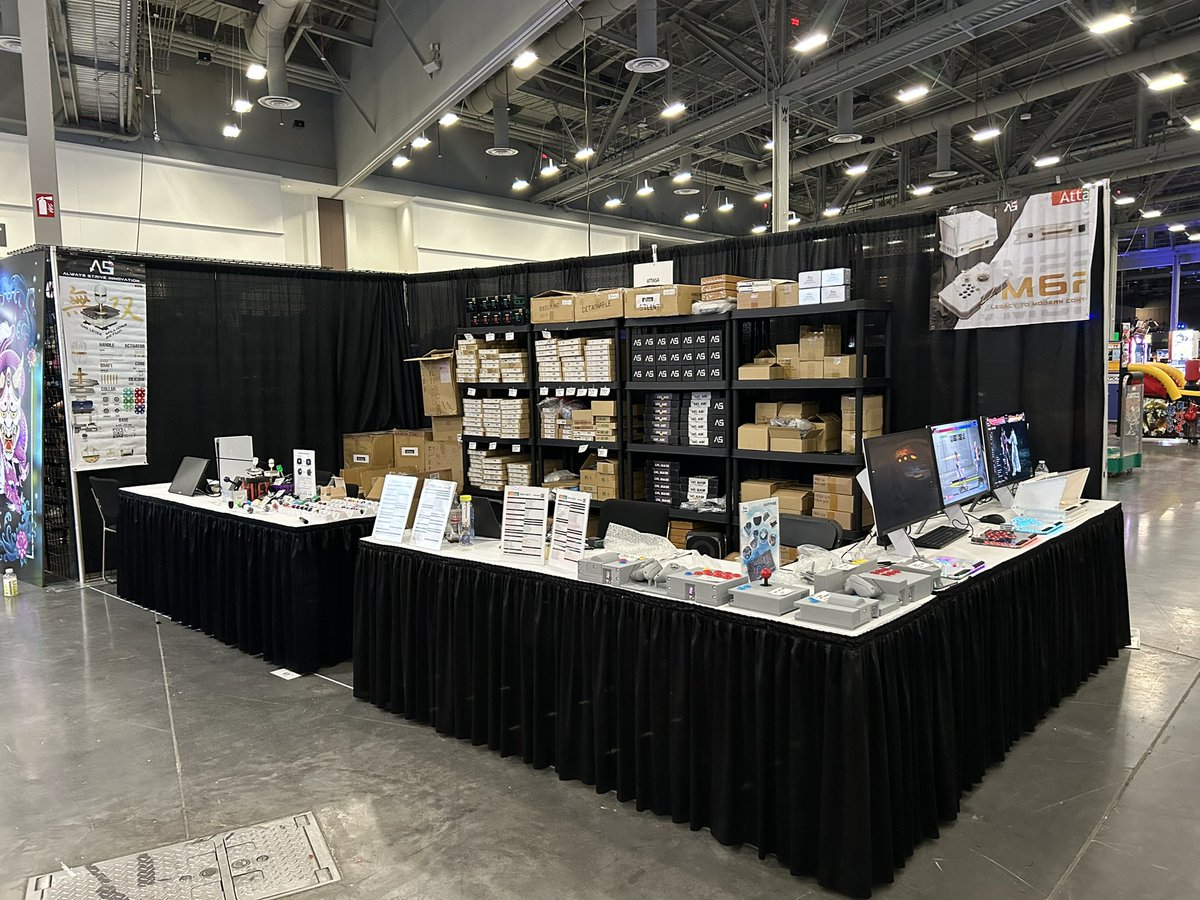Attasa's tweet photo. We are happy to exhibit #EVO2025 on Aug. 1-3

Please visit our booth at E3

ASI #GoldenLever #VB1 #VM6R #LVL
Brook #Starburst
Gafro #Limes #LITERAS
hokage #Maziora
Qanba #Gravity
Sanwa #JLX2
Seimitsu #NOBILever
etc.

Modding service

#SAPPHIRE test play

See you on tomorrow https://t.co/szkI5Ypnvq