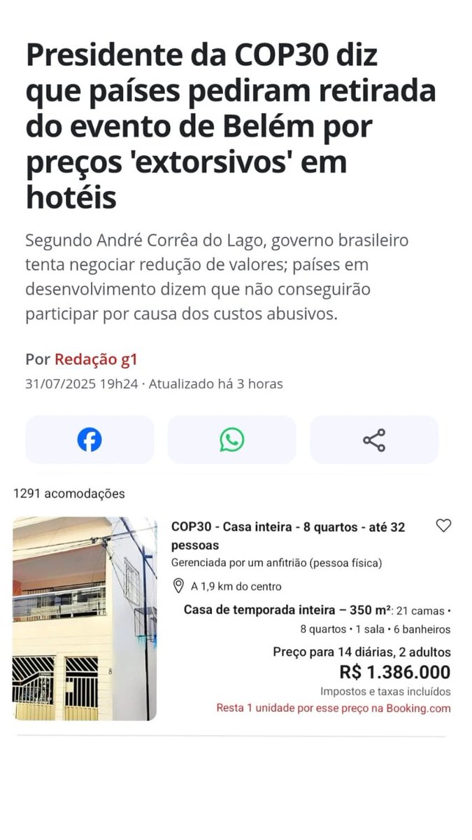 nascerdc's tweet image. Lula prometeu o Brasil de volta ao mundo.
Cumpriu: virou atração turística de luxo a R$ 1,3 milhão por 14 diárias.
Só esqueceram de avisar que era pra elite…#COP30 #LulaExtorsão #TurismoSocialista #VergonhaMundial #Belém2025 #BrasilDoLula