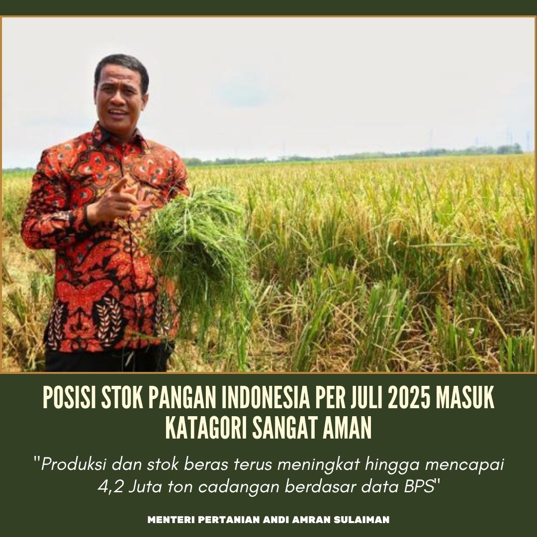 zonadamaii's tweet photo. Swasembada pangan bukan lagi sekadar mimpi, posisi stok pangan indonesia saat ini sangat aman
#SwasembadaPangan
#VisiPresidenPrabowo
#Importir
#IndonesiaEmas2045 https://t.co/6uAqaszL1l