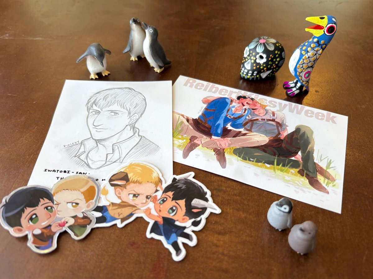 Received a Lovely gift! And I got a cute Mexican ornament from pix!🐧💙 It's going to make the hot summer more passionate!❤️‍🔥💀🌼