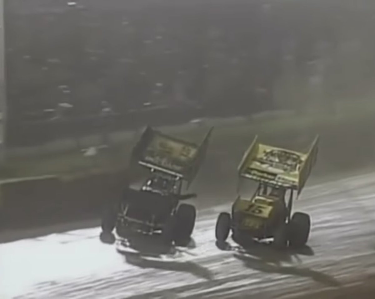 Austin McCarl tonight to the lapped car