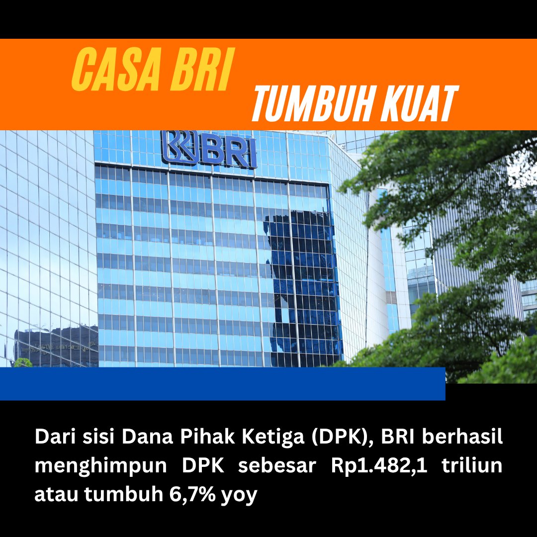 Arkan033's tweet photo. BRI mencetak laba besar berkat transformasi digital yang sukses, menunjukkan kemampuan bank dalam beradaptasi dan berkembang di era digital. #BRITetapKuat Transformasi Digital. https://t.co/8ryIGcWq9M