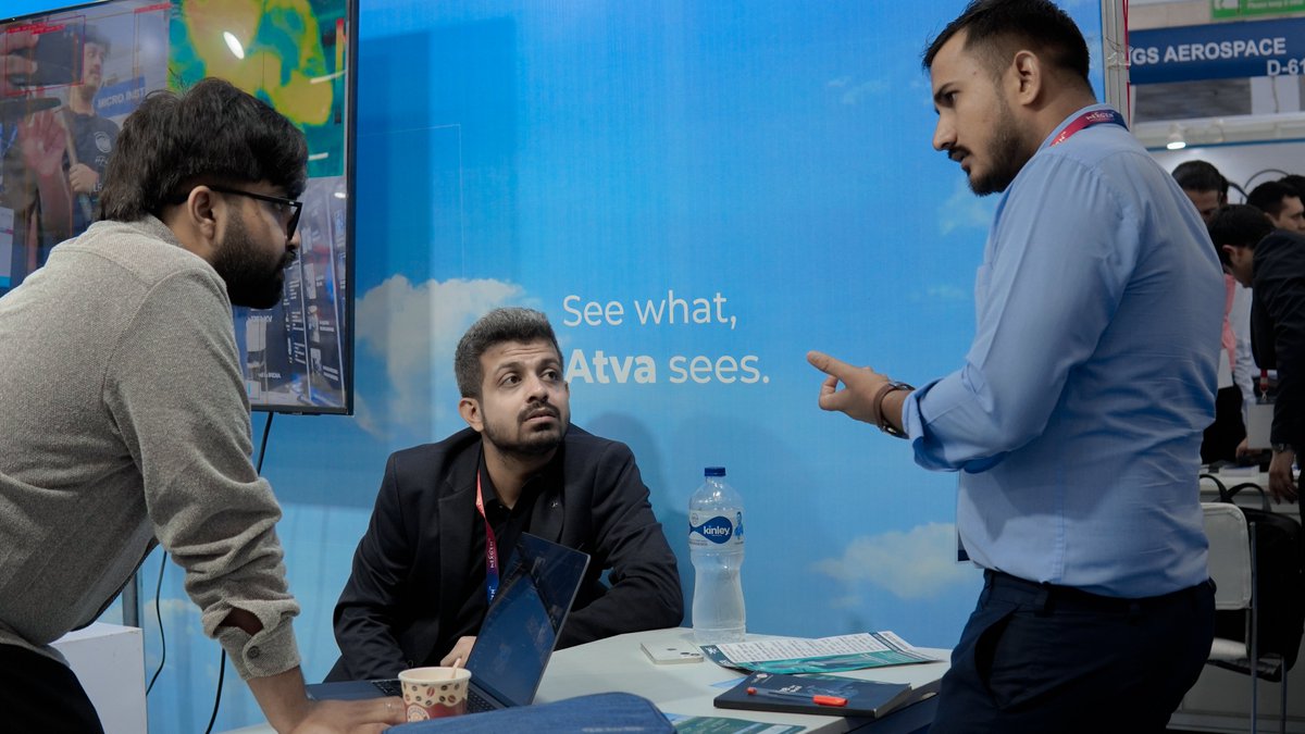 amberwingsUAV's tweet photo. ATVA isn't just on a stand: it's active. We're running a live thermal feed with object detection right here at the Drone Expo. 

Come see what it sees.

Day 1 | Set 1

#ATVA #AmberWings #DroneInternationalExpo #ComeSeeWhatATVASees https://t.co/KP3cLyLyiP