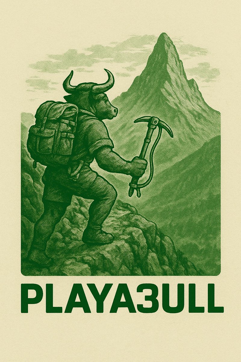 Greatness lies at the top  and the bull is already climbing🔥
HOLD $3ULL. Be part of the ascent ⛰️🚀