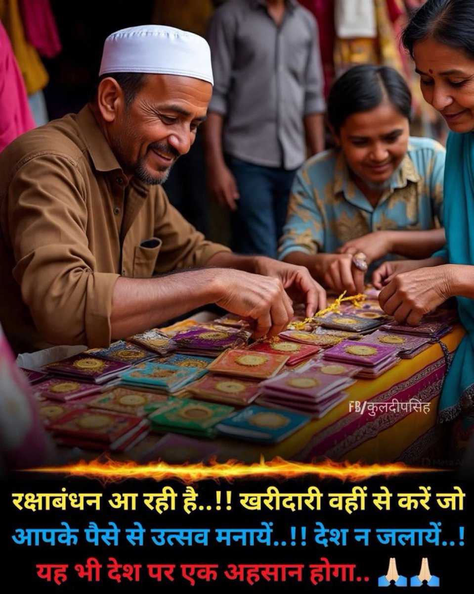 ShiaSunniKafir's tweet image. रक्षा बंधन में खरीददारी सिर्फ अपनों से करे जिहादियों से नहीं! अभी मोहर्रम पर इनका आतंक देख ही लिया है तुमने! 

#rakshabandhan #purchase