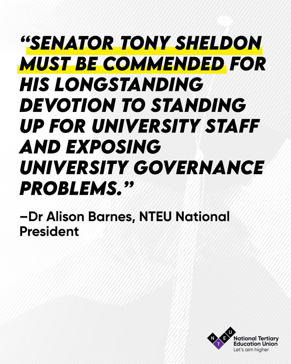 Great news! The parliamentary inquiry into university governance is back on! Thanks to union members for keeping up the pressure for urgent reform. 

Help us build on the momentum - find out more 👉 betterunis.nteu.au/inquiry

Read full media release 👉 nteu.info/m-inquiry