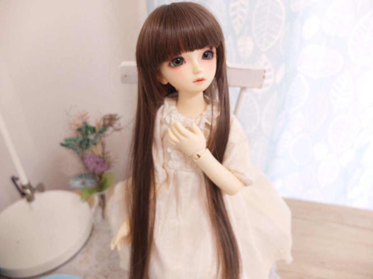 moave_doll's tweet photo. 【お迎え報告】
リユースショップにいて気になっていた子が着いてきてしまいました。
#SDM38 番ちゃんのようです☺️
名前はすぐに思いつきました「真瞳夏」(まどか)といいます🤍
よろしくね🥰 https://t.co/JsMlx7j6W2