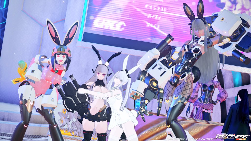 #PSO2NGS_S︎S #機兵団ガジェットリボルバー
ガジェリボバニーの集い🐇