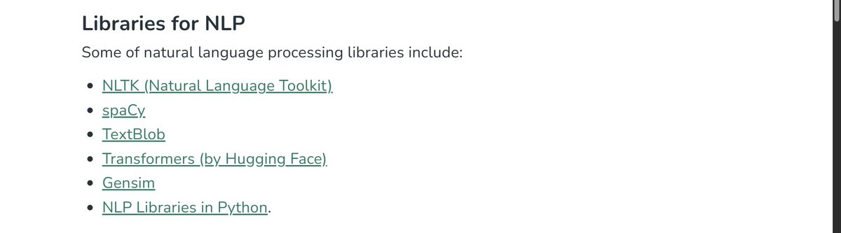 SamikshyaRB's tweet image. Day110 #111DaysOfLearningForChange 
Work update: Pgases of NLP and libraries for NLP
@CodeforChange2 #Day110LearningForChange #CodeForChange