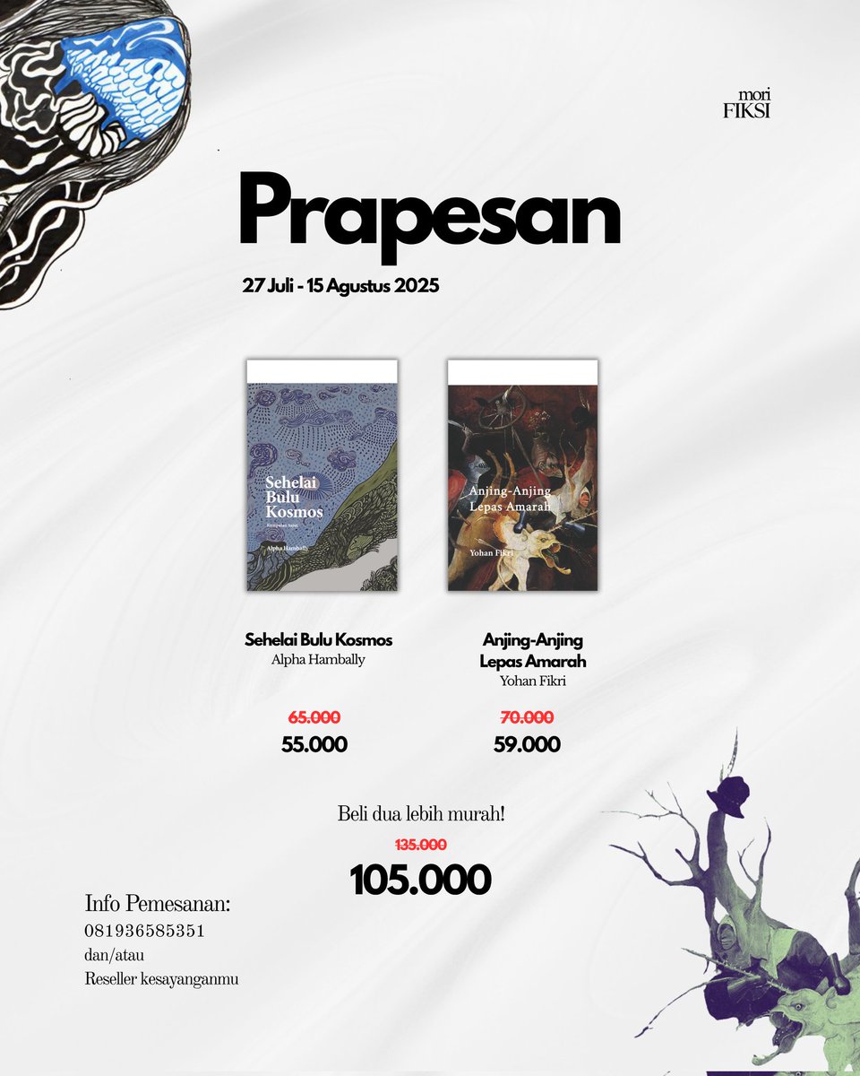 alphambally's tweet image. Sudah bisa dipesan. Hubungi @edisimori