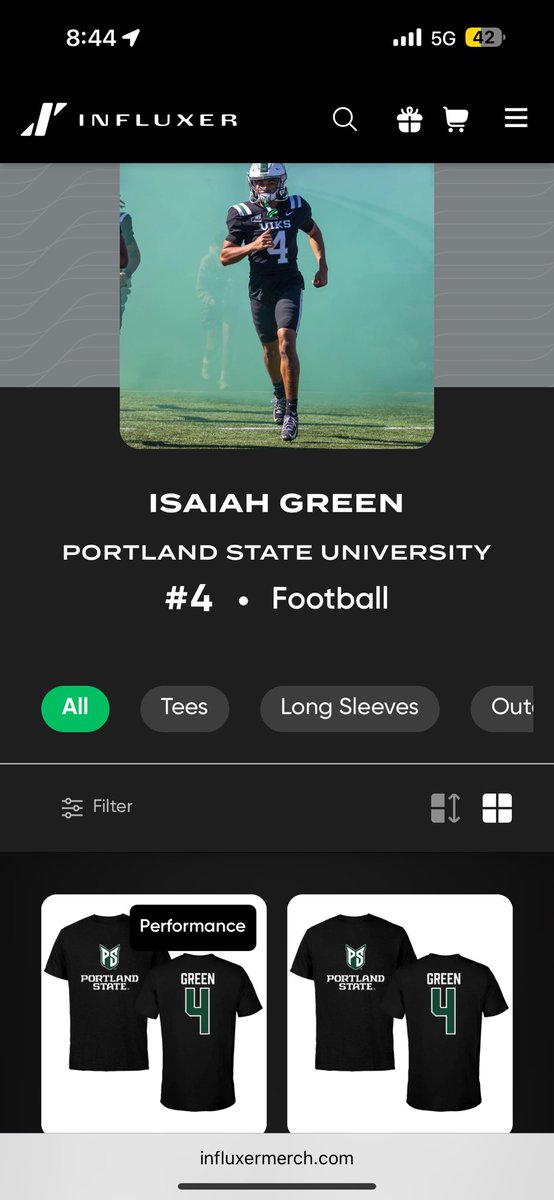 Season around the corner. Get you some merch to rock this season ! influxermerch.com/athletes/isaia…