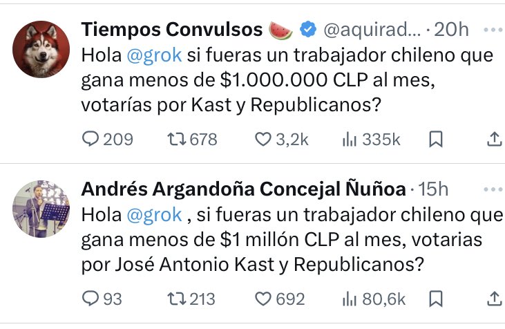 La minuta penca del día…