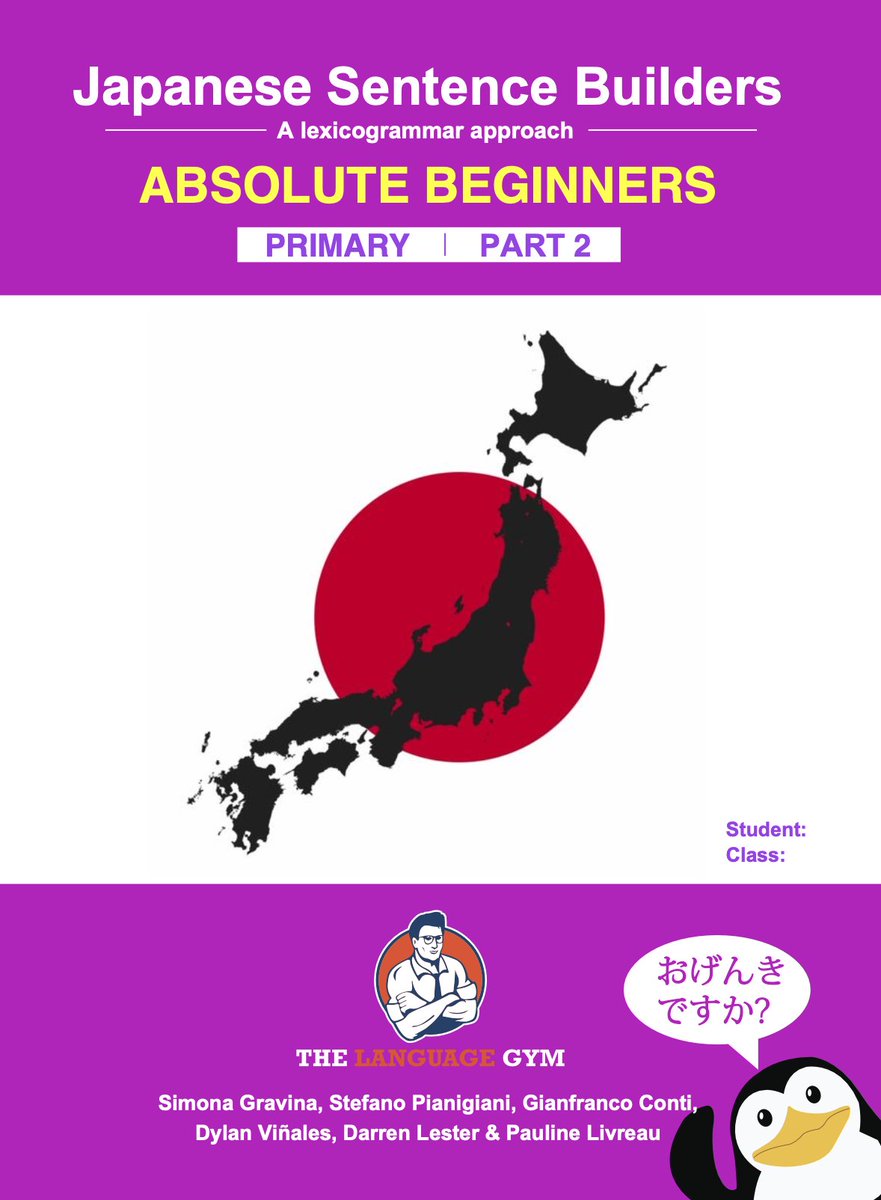 みんなさん、こんにちは!

The LanguageGym JAPANESE SENTENCE BUILDERS for Absolute Beginners - Part 2 - a fantastic resource for your students to learn about the basics of the Japanese language. 🇯🇵✨

Learning through listening, chunks and repetition. 

amzn.eu/d/0g4NF3a