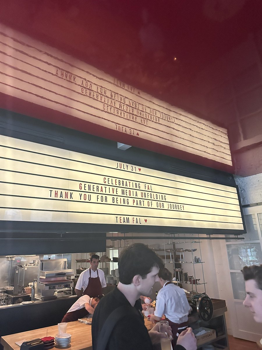 Congrats to the Fal team! 🎉🎉🎉

Lit launch party 😎 <a href="/gorkemyurt/">Gorkem Yurtseven</a> <a href="/burkaygur/">Burkay Gur</a> <a href="/isidentical/">batuhan the fal guy</a>