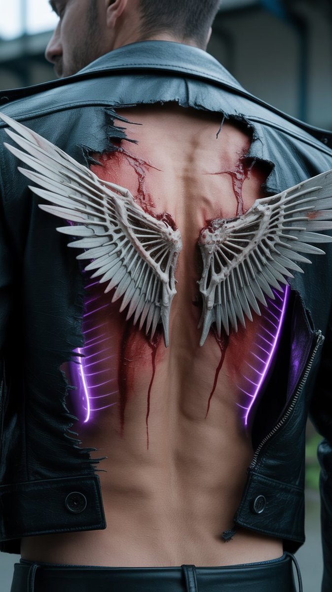 IngenieroR14845's tweet image. So, feeling confident, I created my masterpiece: a dark, Icarus-style self-portrait with wings. A little bit of blood, very artistic.
I love it.
Now I get to play every creator's favorite game: "Will Instagram's algorithm ban me for this?" 🙃 #creatorproblems