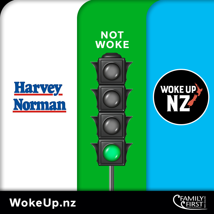 We have given Harvey Norman a "Woke Free” rating. Well done Harvey Norman! We could not find evidence of virtue signalling, Rainbow policies, DEI, etc.

To find out more, go to wokeup.nz

We want you to be able to do business with businesses that support your