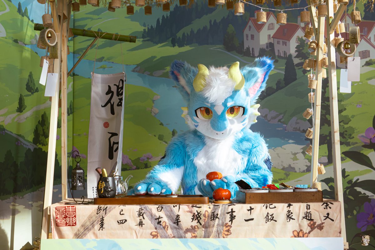 Halculus2's tweet image. 我也来发毛五了！
是对象的海鲜龙
#FursuitFriday
