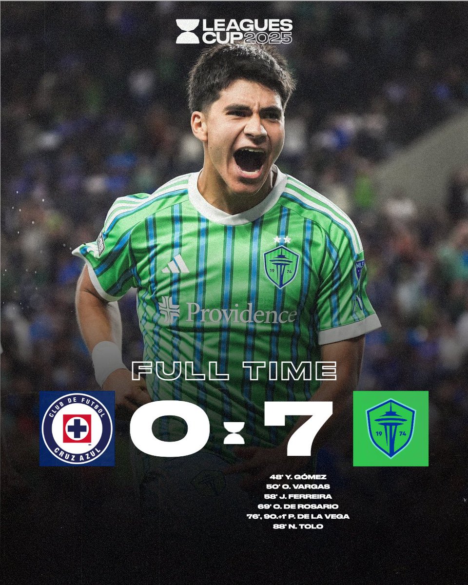 Leagues Cup (@leaguescup) on Twitter photo INSANE #LEAGUESCUP2025 NIGHT AT LUMEN FIELD 🤯
<a href="/SoundersFC/">Seattle Sounders FC</a> gets the win, first 3 points and clean sheet ante La Máquina 😮💨 INSANE #LEAGUESCUP2025 NIGHT AT LUMEN FIELD 🤯
<a href="/SoundersFC/">Seattle Sounders FC</a> gets the win, first 3 points and clean sheet ante La Máquina 😮💨