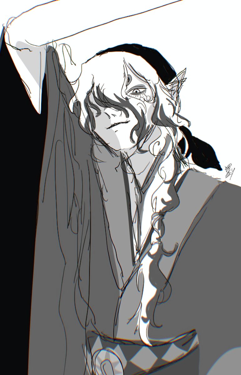 ☷に肘ドンして欲しいっていう絵