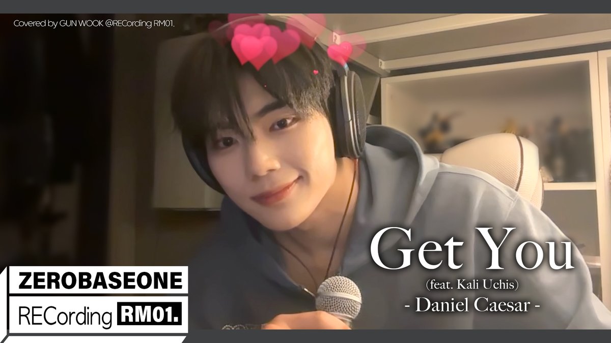 _📹
'Get You (feat. Kali Uchis)' Daniel Caesar Covered by ZEROBASEONE (제로베이스원) GUN WOOK | RECORDING RM 01.

🔗 youtu.be/qS_3c-ObD9E

#ZEROBASEONE #ZB1 #제로베이스원
#PARKGUNWOOK #박건욱