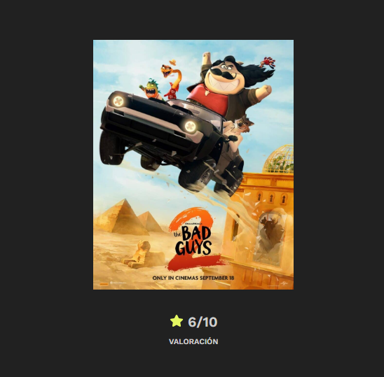 #Cine

Divertida secuela de animación que combina humor, acción y un ritmo trepidante. Aunque algo por debajo de la original, ofrece un entretenimiento familiar de calidad con guiños cinéfilos y una animación muy vistosa.

aceprensa.com/resenas-cine-s…