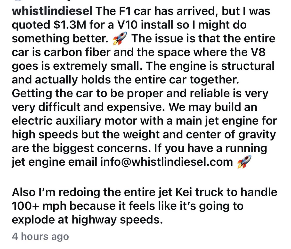 CATERHAM F1.CO.UK (@kevts) on Twitter photo To all those negative people who asked why I would put a Formula Renault engine in <a href="/CaterhamF1/">Caterham F1 Team</a> CT05#1 this may explain & a V10 engine is cheaper than a modern hybrid unit & gearbox To all those negative people who asked why I would put a Formula Renault engine in <a href="/CaterhamF1/">Caterham F1 Team</a> CT05#1 this may explain & a V10 engine is cheaper than a modern hybrid unit & gearbox