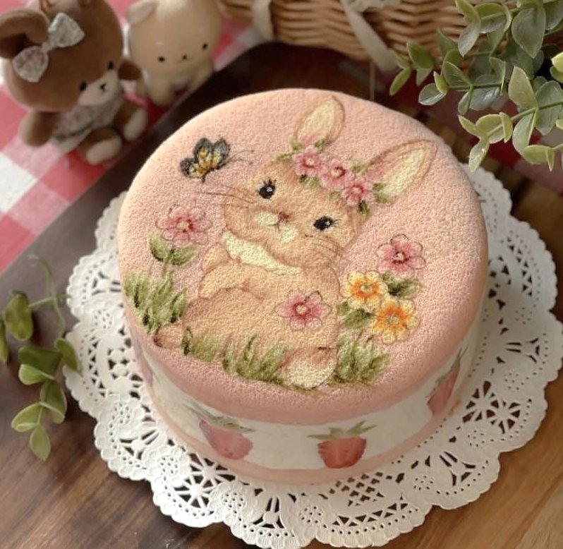 dreamyyarchive's tweet image. bunny cakes 🐰