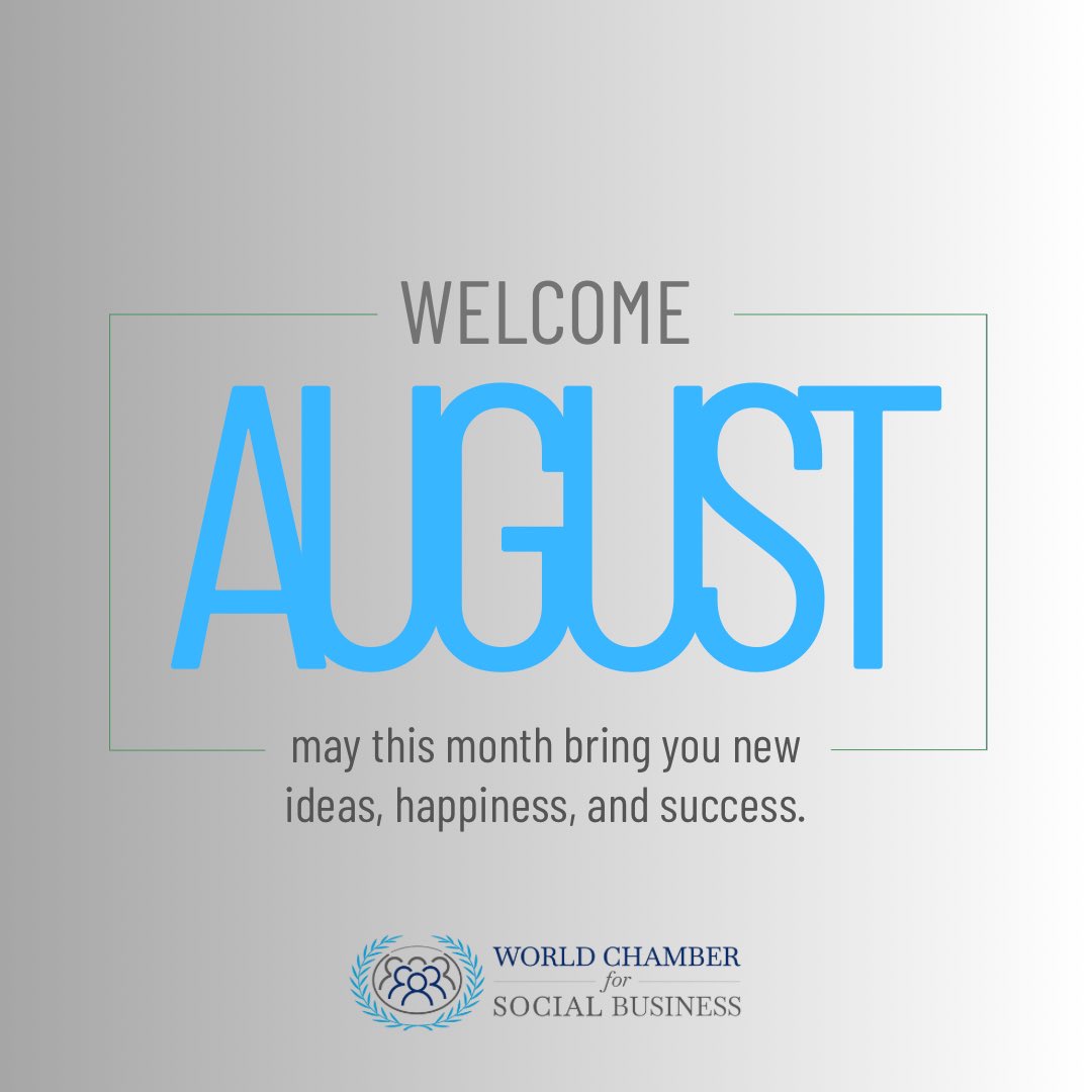World_Chamber's tweet image. A new month is a great time for social entrepreneurs to reflect on the past month's impact and set intentions for the future. Encouraging you all to embrace new opportunities, stay resilient, and continue making a positive difference in the world.

#NewMonth 
#SocialBusiness