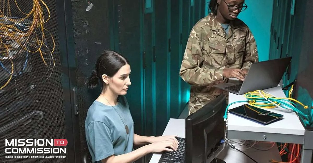 Veterans thrive in tech—often without planning to.

Quick thinking, system smarts, and problem-solving? You’ve already got the skills.

Cybersecurity, IT, data—you're more ready than you think.

📩 info@missiontocommission.org

#VeteransInTech #CareerPaths #MissionToCommission