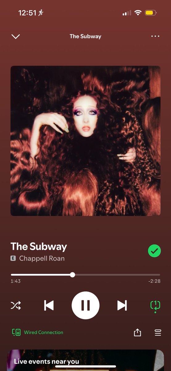 on repeat TILL YOURE JUST ANOTHER GIRL ON THE SUBWAY!!!!!!!