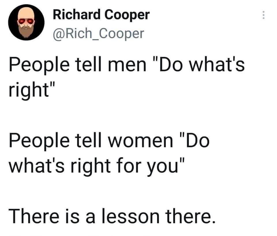There is a lesson here