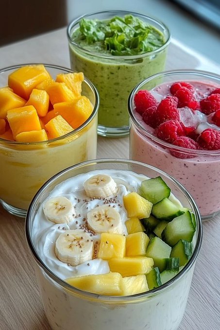 Morning breakfast  🍓 🥭 🍎
