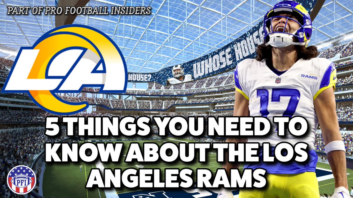 Pro Football Insiders (@pro_fb_insiders) on Twitter photo .<a href="/SteelCurtainBAD/">Bryan Anthony Davis</a> kicks off his new series PFIve with 5 things you need to know about the 2025 Los Angeles Rams! Catch a new team every day for the next 32 days.
📺:youtu.be/Ez-HOCRfJpw .<a href="/SteelCurtainBAD/">Bryan Anthony Davis</a> kicks off his new series PFIve with 5 things you need to know about the 2025 Los Angeles Rams! Catch a new team every day for the next 32 days.
📺:youtu.be/Ez-HOCRfJpw