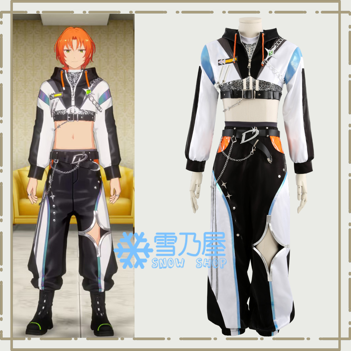 守沢千秋 巴日和 MODEDコスプレ衣装 あんスタ 月永レオ 衣更真緒