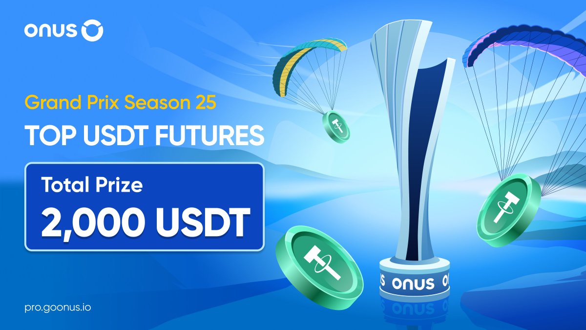 🎯 The Race Is On – $2,000 USDT Up for Grabs!

The ONUS Grand Prix Season 25 has officially begun!
Traders from across the community are now racing through the Futures battlefield for a shot at the prize pool of $2,000 $USDT.

🏁 The leaderboard is live.
🚀 The competition is