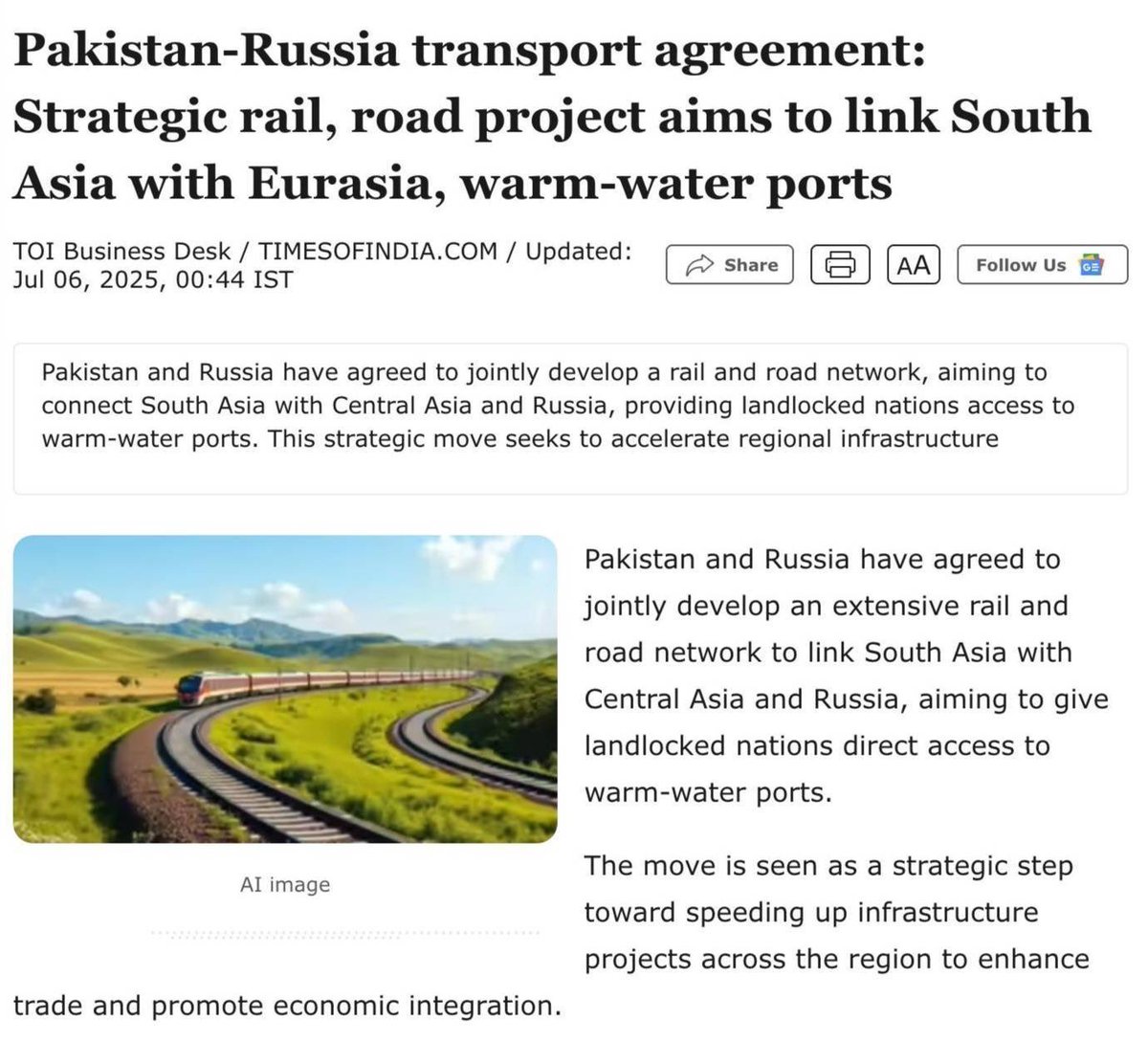 ▪️Surrender Modi is stopping oil purchases from our friend and traditional ally Russia because of American threats - while the U.S. itself has signed an oil deal with India’s adversary, Pakistan.
▪️The U.S. has slapped a 25% tariff plus an undisclosed penalty on India. On