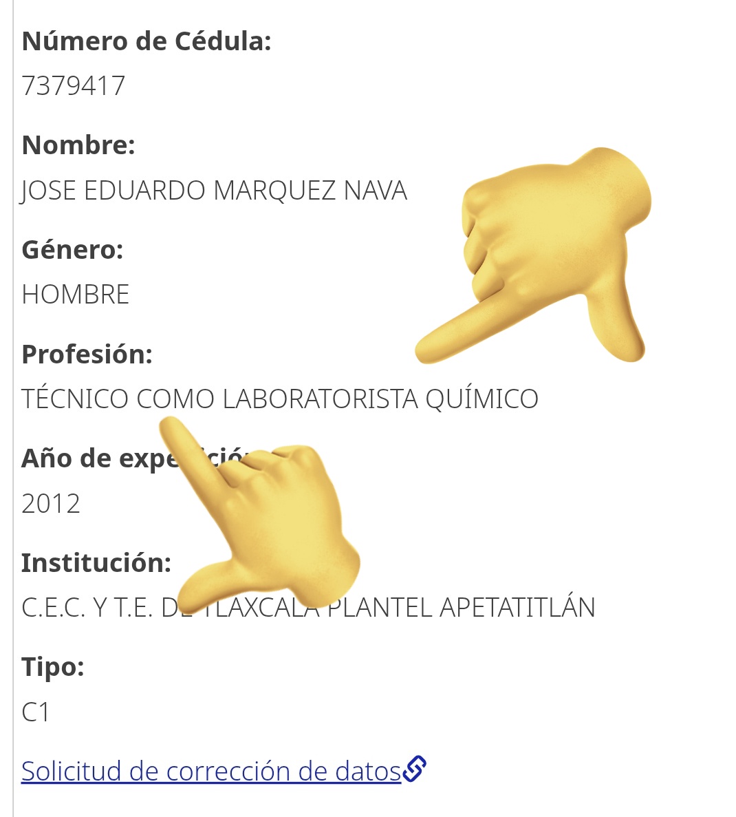 Pues resulta que el Médico que dijo que Irma Hernández, la maestra que fue secuestrada y asesinada en Veracruz no tiene  cédula como médico legista. Ósea que eso que murió de un infarto como dijo Nahle, es un certificado patito... #Lesgusteono
