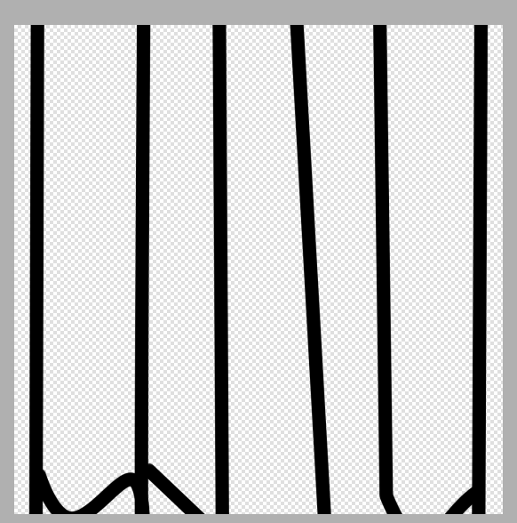 フィッティングルーム用の背景は五分で何とかしました。絵を置いたまま描いたら抜けてしまって再利用できない雑。

1.輪郭を作る
2.皺を作る
3.皺を削る
4.輪郭を削る 