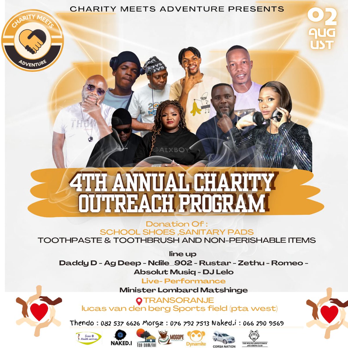 4th Annual Charity Outreach Program
📍 Transoranje