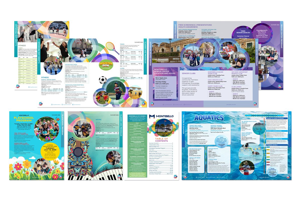 McGregorShott's tweet photo. We design recreation guides that connect communities!
Check out the new summer guides for Santa Clarita &amp; Montebello — in print &amp; online with clickable links.
Want to boost your outreach? Let’s bring your programs &amp; events to life.
📩 beth@mcgregorshott.com https://t.co/mIN6T2JTsA